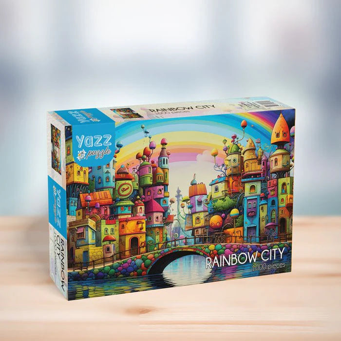 Rainbow City 1000-Piece Puzzle