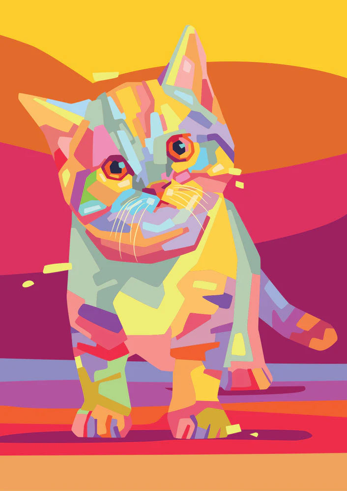 Colourful Kitty<br>Casse-tête de 1000 pièces