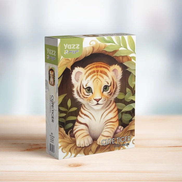 Cute Tiger<br>Casse-tête de 1000 pièces