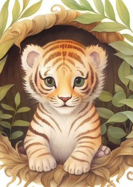 Cute Tiger 1000-Piece Puzzle