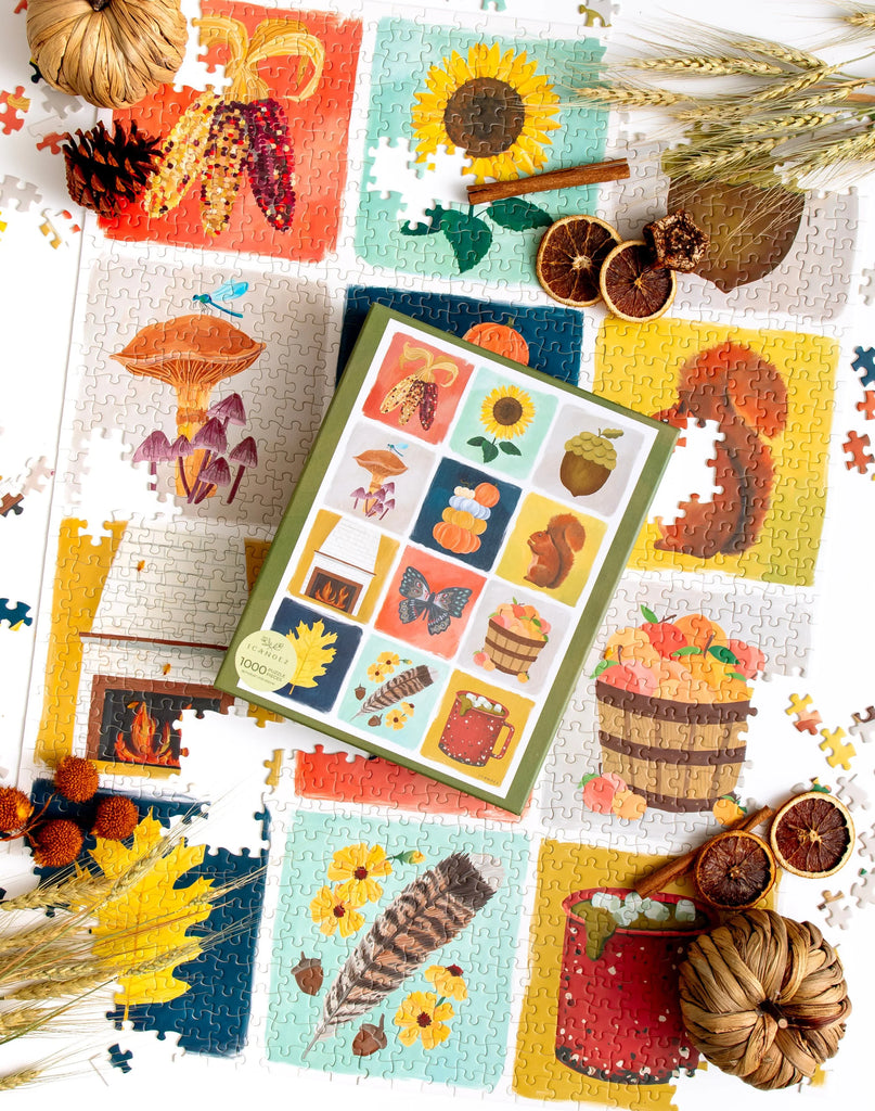 Fall Grid 1000-Piece Puzzle