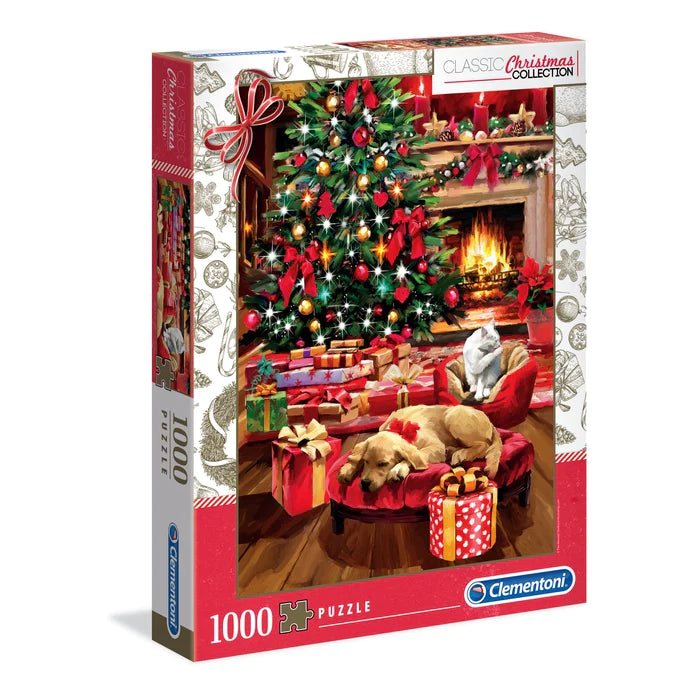 Christmas by the Fire 1000-Piece Puzzle