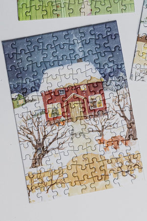 Winter Cabin 99-Piece Puzzle