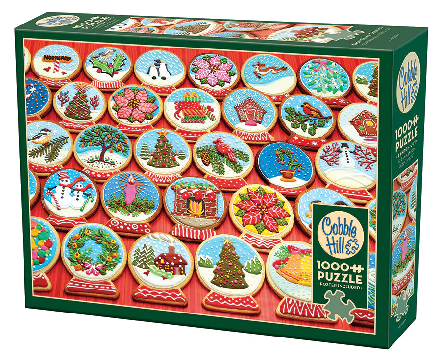 Snow Globe Cookies 1000-Piece Puzzle