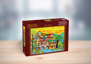 Houses in the Forest 1000-Piece Puzzle