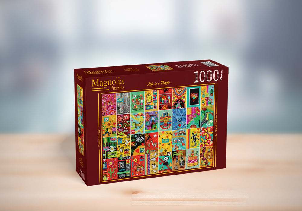 Popart Mosaic 1000-Piece Puzzle