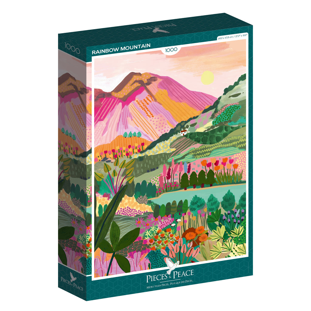 Rainbow Mountain 1000-Piece Puzzle