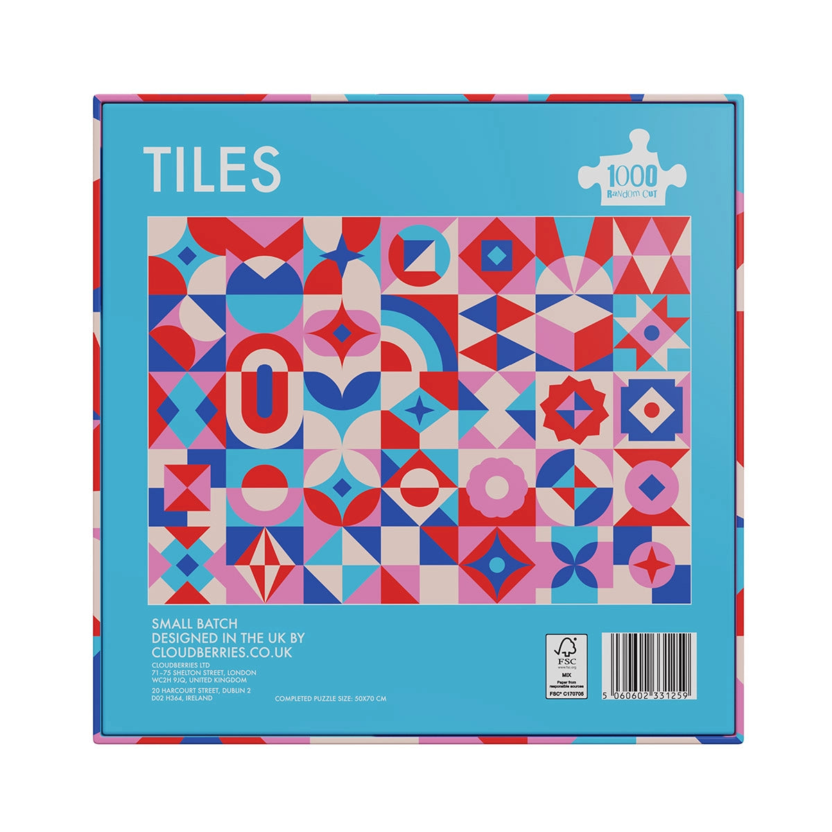 Tiles (Small Batch Random Cut) 1000-Piece Puzzle