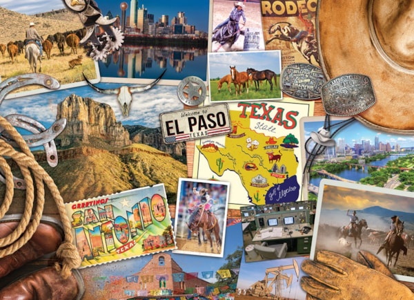 Texas Road Trip 1000-Piece Puzzle