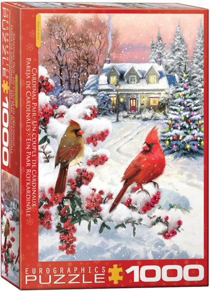 Cardinal Pair 1000-Piece Puzzle