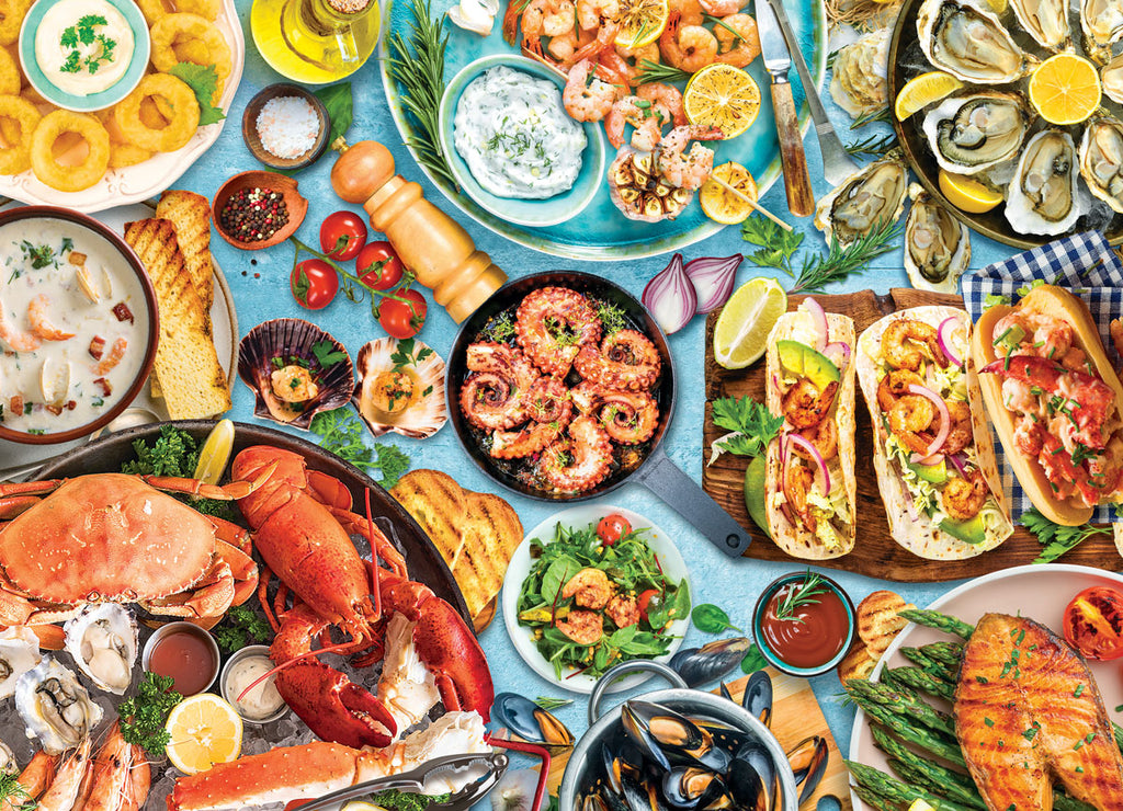 Seafood Table 1000-Piece Puzzle