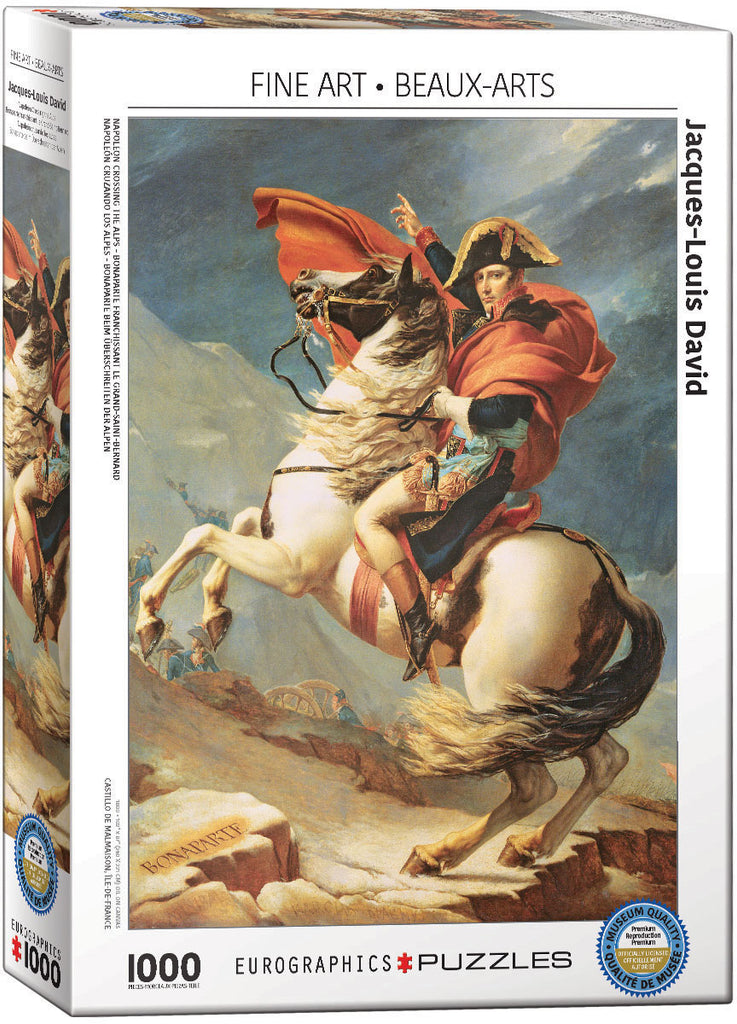 Napoleon Crossing the Alps 1000-Piece Puzzle