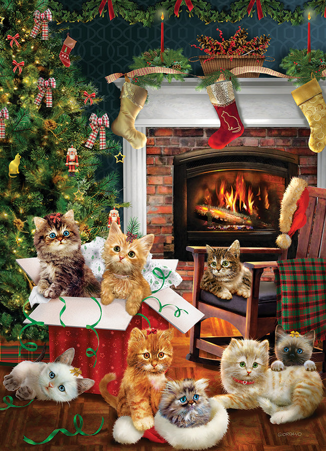 Christmas Kittens 1000-Piece Puzzle