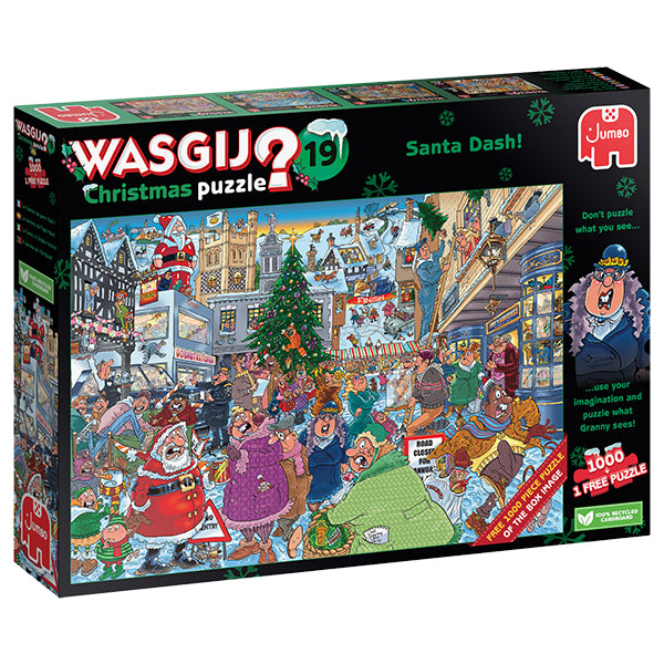 Wasgij - Santa Dash! 1000-Piece Puzzle