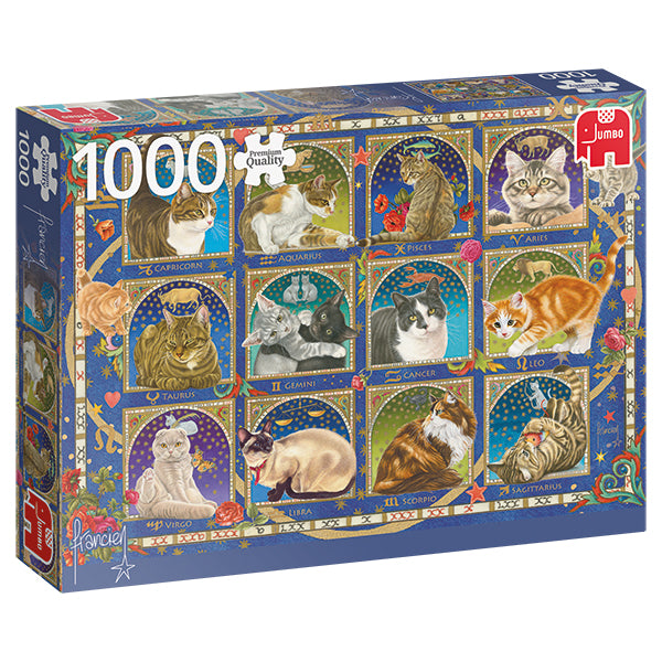 Cat Horoscope 1000-Piece Puzzle