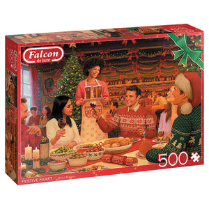 Festive Feast 500-Piece Puzzle