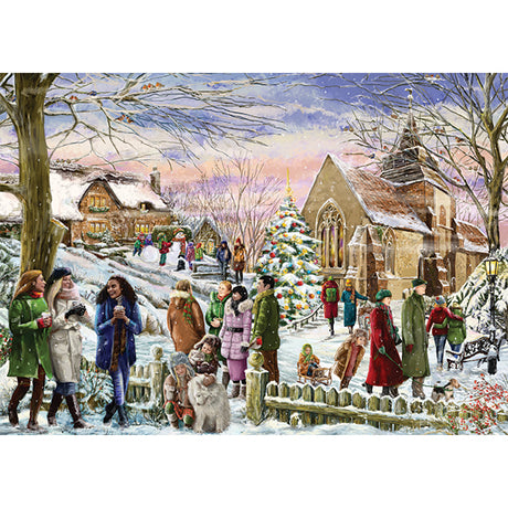 Festive Village 1000-Piece Puzzle