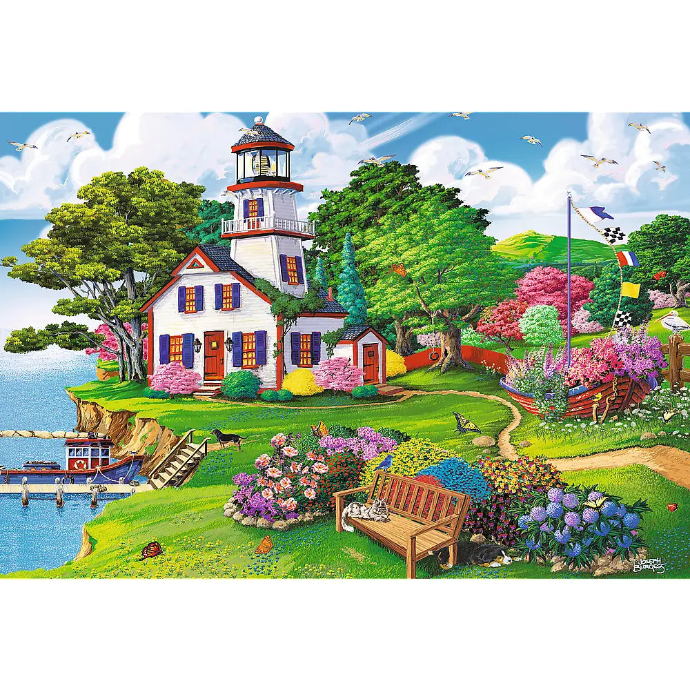 Summer Haven 501-Piece Wooden Puzzle