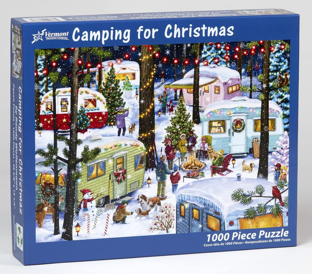 Camping for Christmas<br>Casse-tête de 1000 pièces