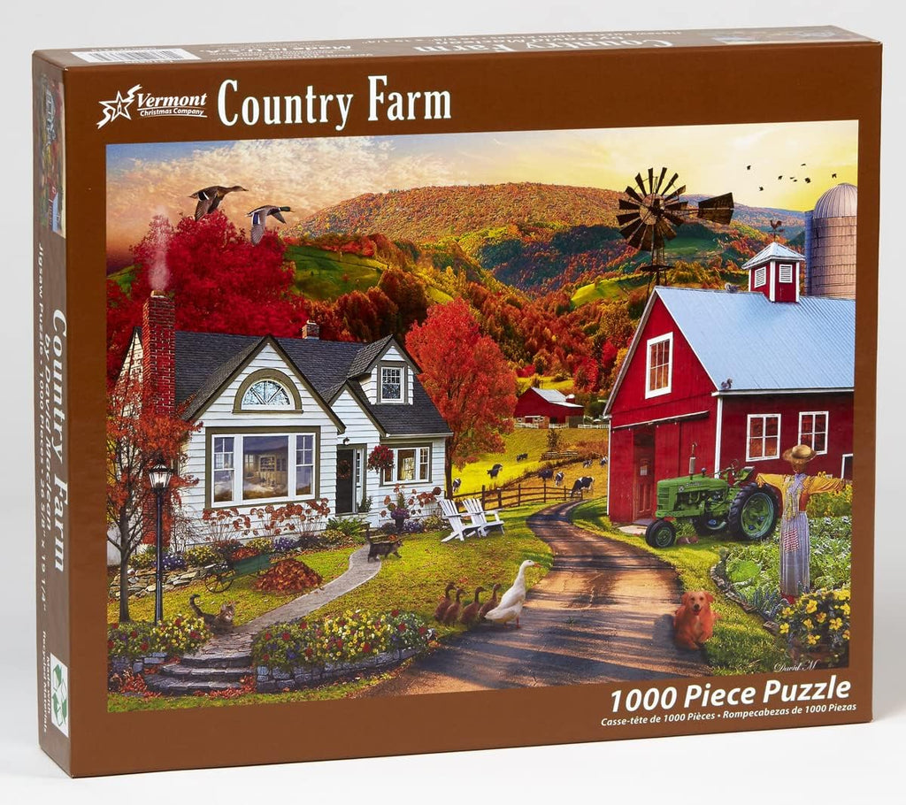 Country Farm 1000-Piece Puzzle