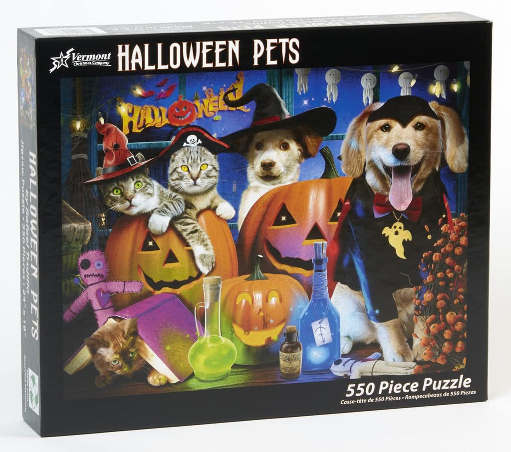 Halloween Pets<br>Casse-tête de 550 pièces