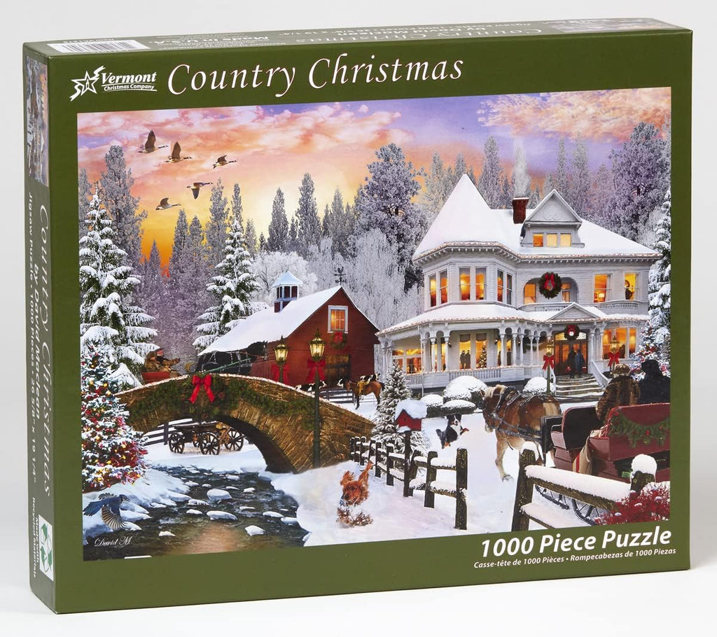 Country Christmas<br>Casse-tête de 1000 pièces