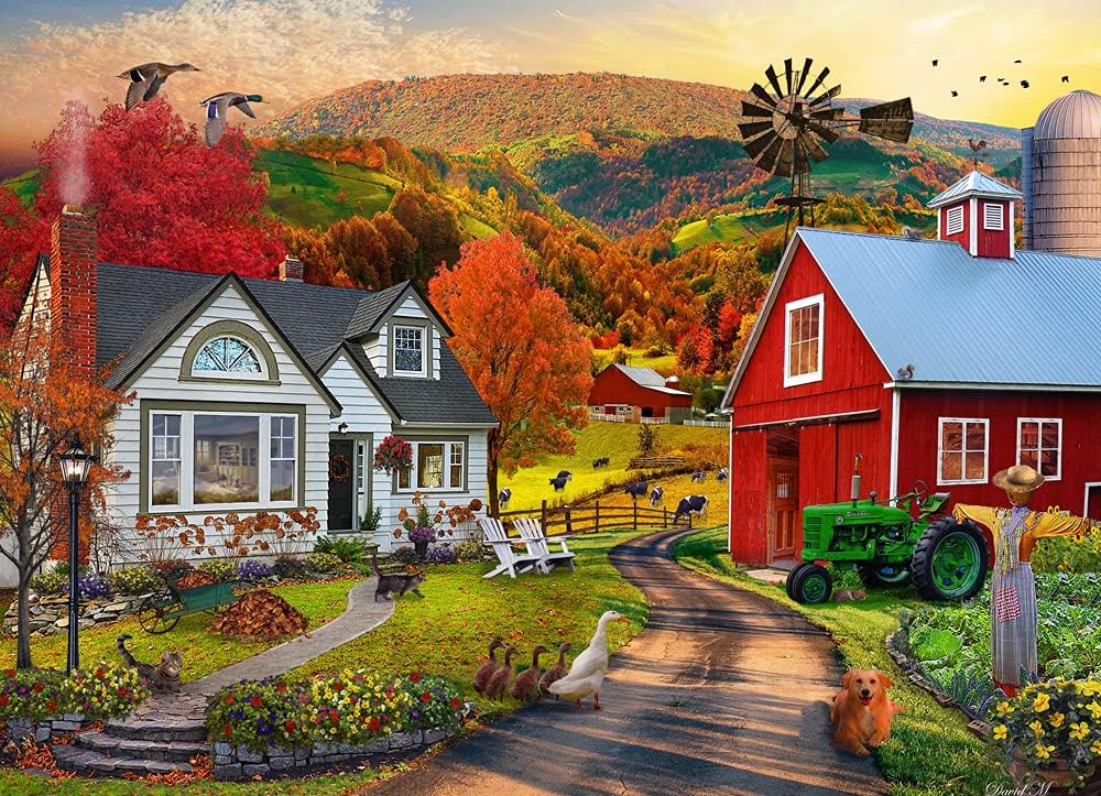 Country Farm 1000-Piece Puzzle