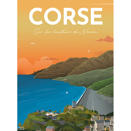 Affiche de la Corse - Casse-tête de 500 pièces