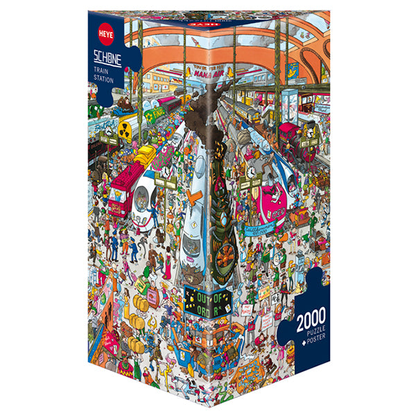 Train Station 2000-Piece Puzzle