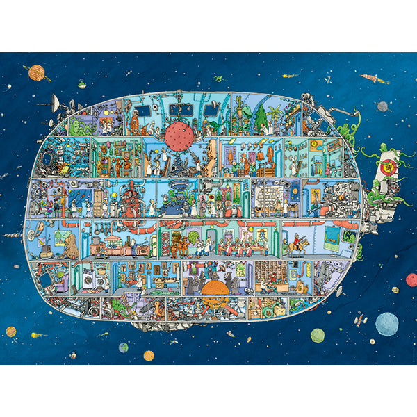 Spaceship 1500-Piece Puzzle