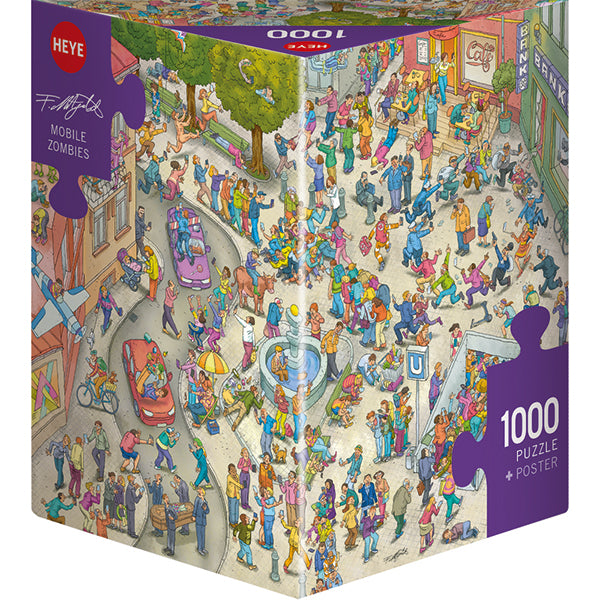 Mobile Zombies 1000-Piece Puzzle