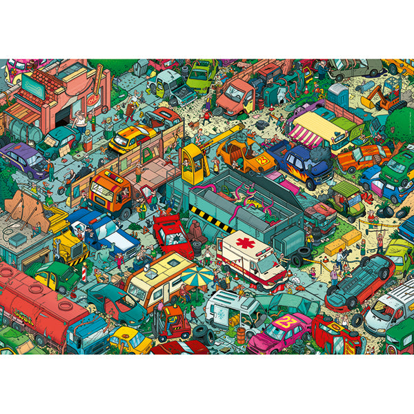 Car Cemetery 1000-Piece Puzzle