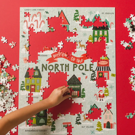 Welcome to the North Pole 500-Piece Puzzle