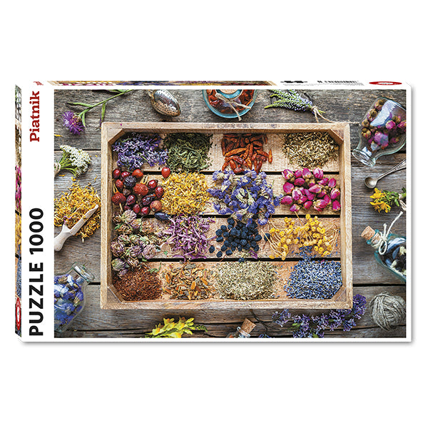 Medicinal Herbs 1000-Piece Puzzle by Piatnik | RoseWillie