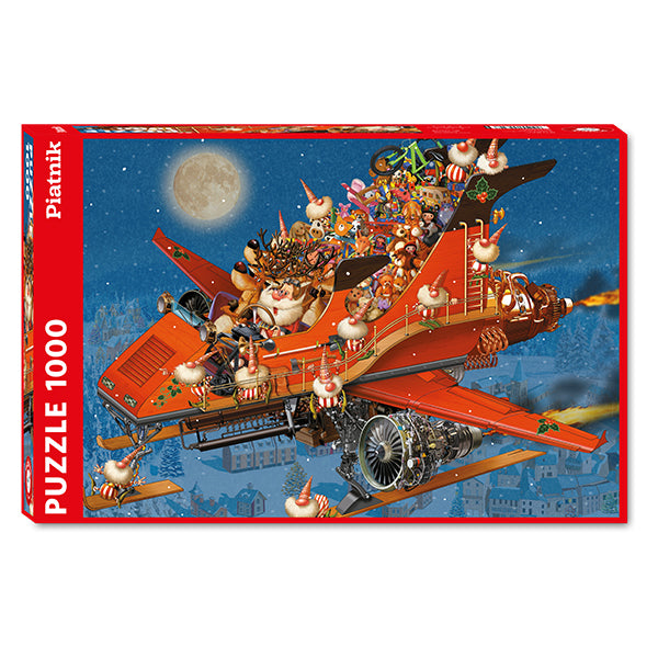 Avion de Noël- Ruyer 1000-Piece Puzzle