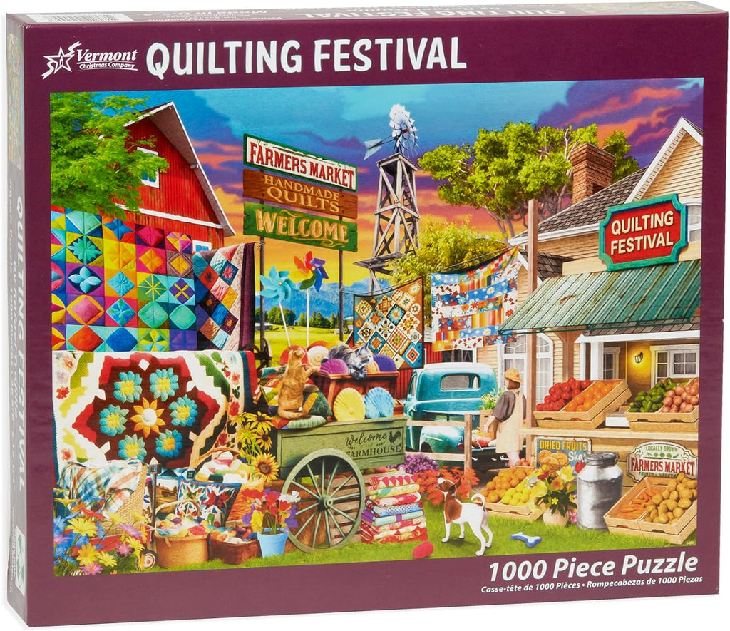 Quilting Festival 1000-Piece Puzzle