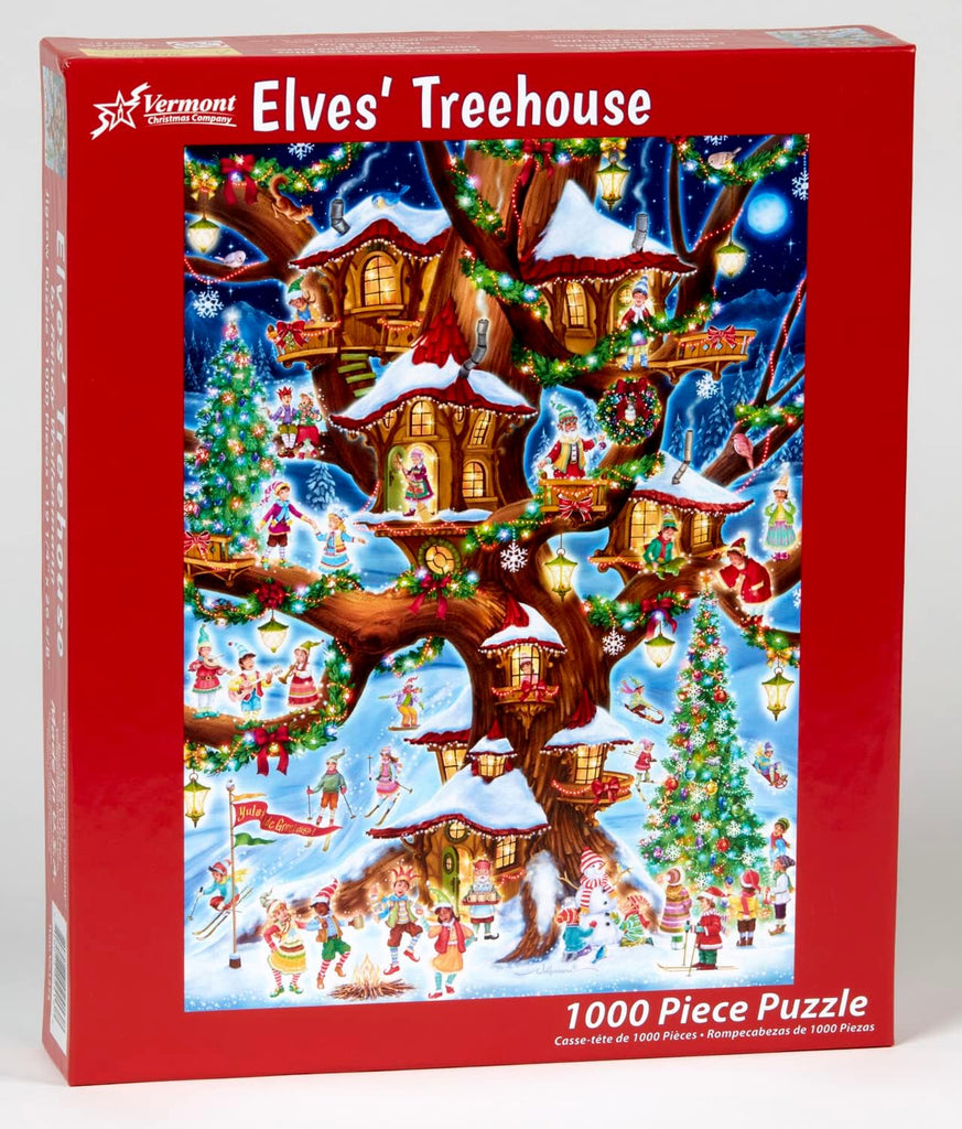 Elve's Treehouse 1000-Piece Puzzle