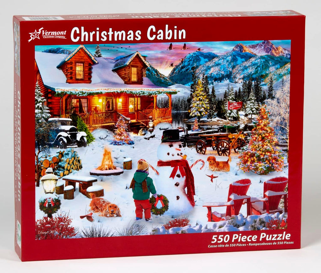 Christmas Cabin<br>Casse-tête de 550 pièces