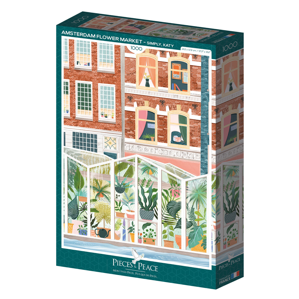 Amsterdam Flower Market 1000-Piece Puzzle