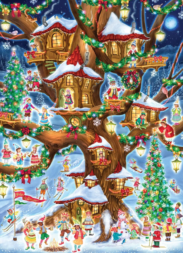 Elve's Treehouse 1000-Piece Puzzle