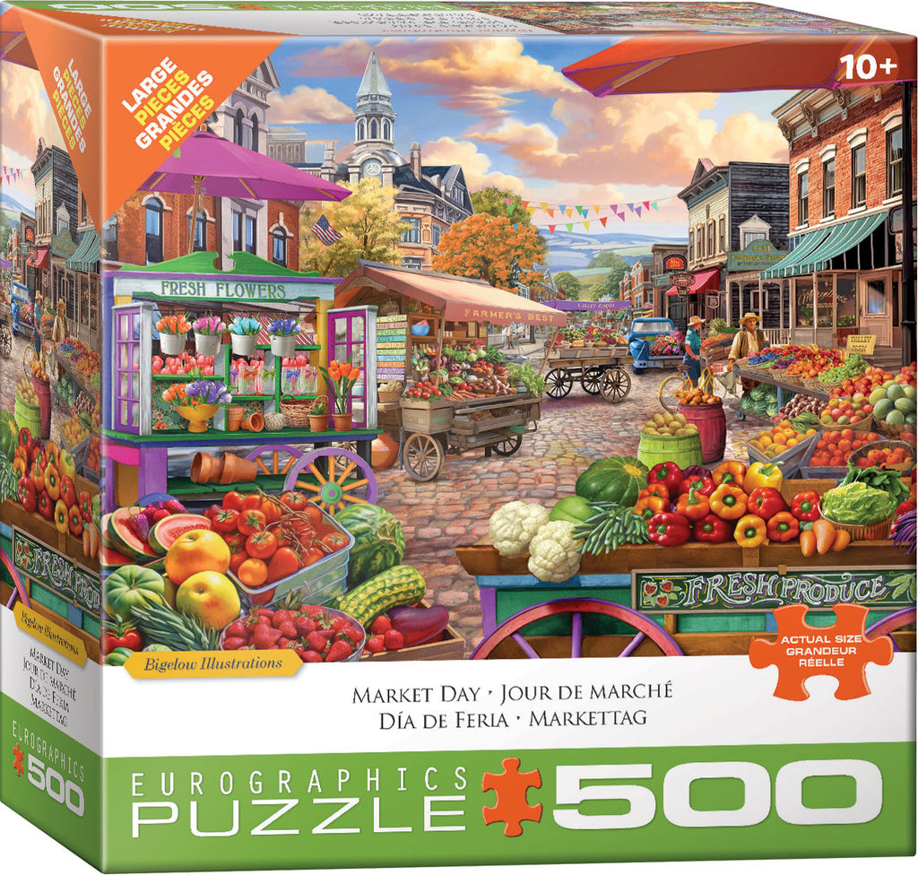 Main Street Market 500-Piece Puzzle