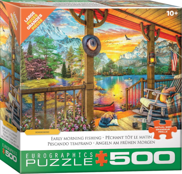 Early Morning Fishing 500-Piece Puzzle