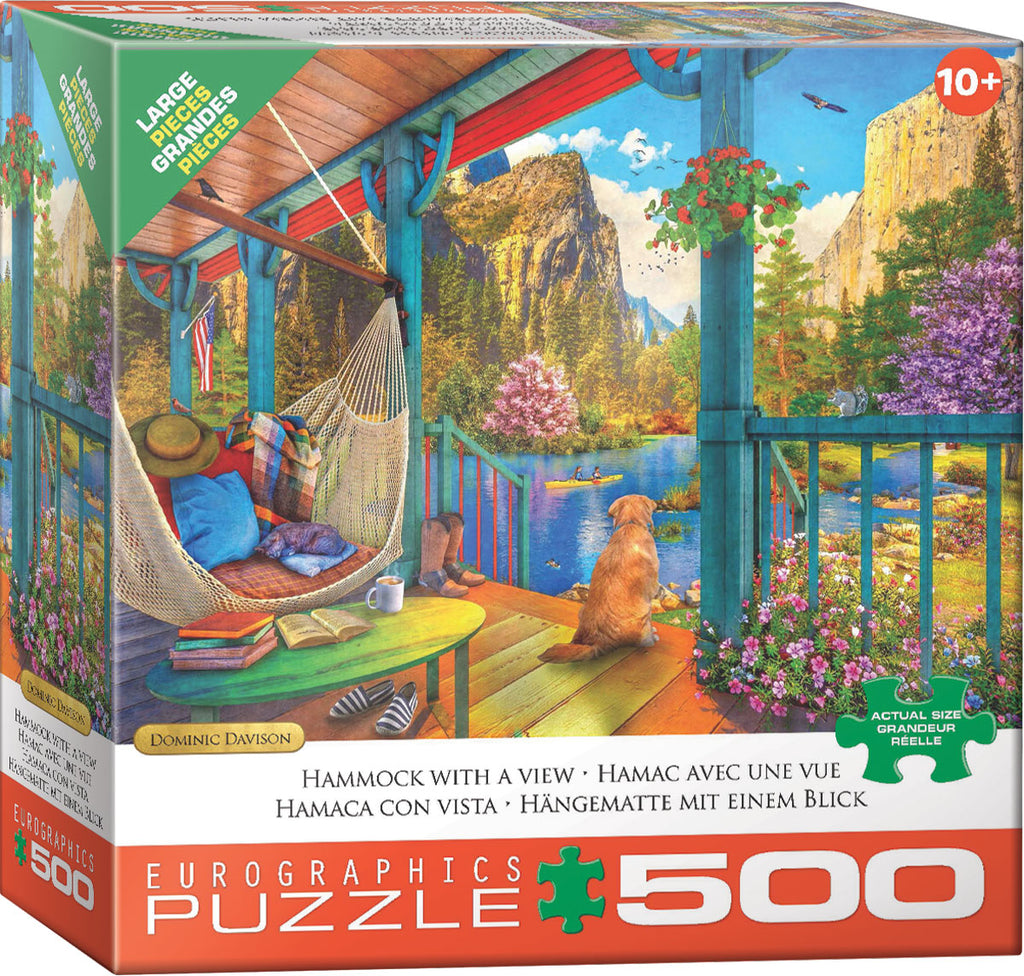 Hammock with a View 500-Piece Puzzle