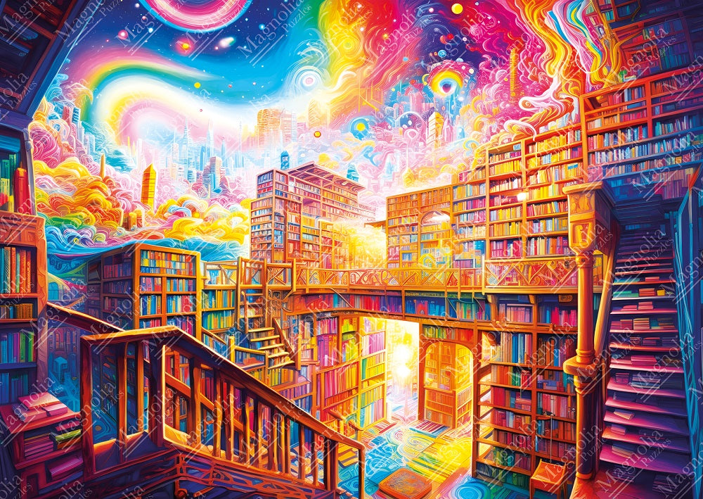 Library City 1000-Piece Puzzle