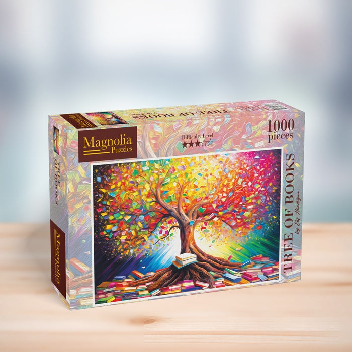 Tree of Books 1000-Piece Puzzle