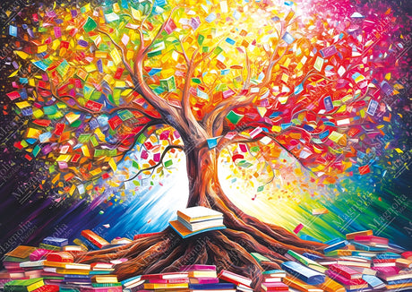 Tree of Books - Casse-tête de 1000 pièces