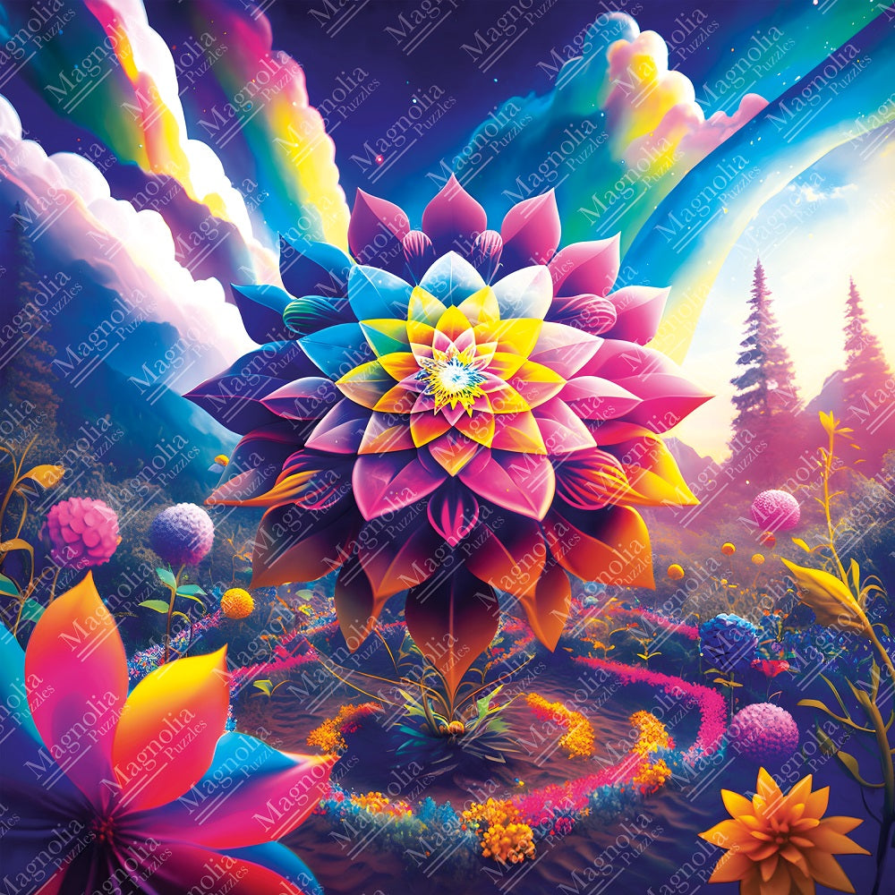 Sacred Geometry Flower 1023 - Piece Puzzle