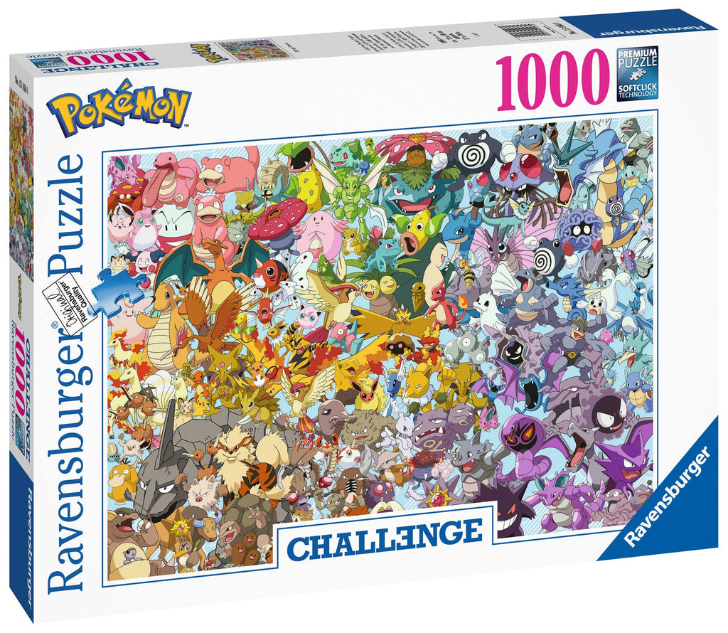 Pokémon - Challenge<br>Casse-tête de 1000 pièces