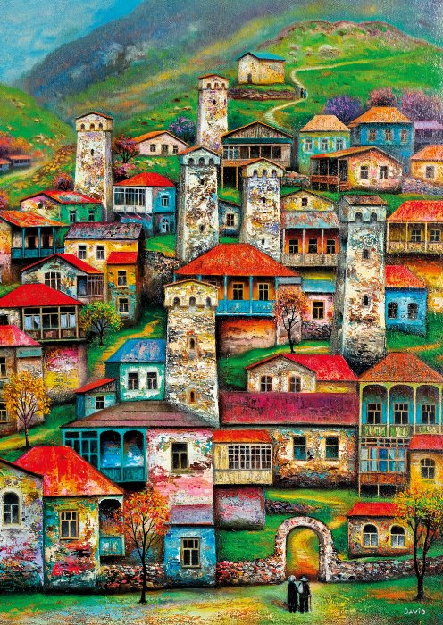 Beautiful Village 1000-Piece Puzzle