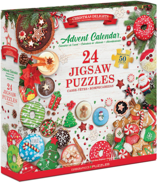 Advent Calendar - Christmas Delights<br>24 Casse-têtes de 50 pièces